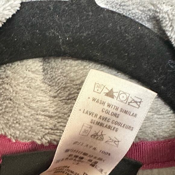 Patagonia Pullover Sweatshirt Snap-T Synchilla Gray Pink Fleece Size Small - Picture 4 of 5